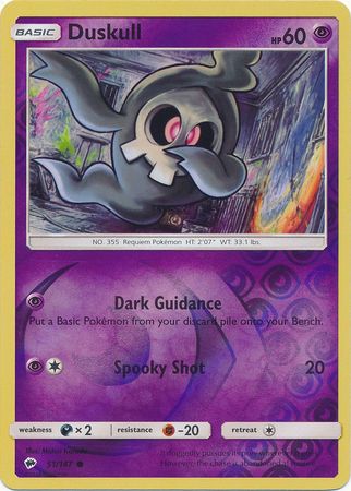 Duskull 51/147 - Reverse Holo-Kantocards