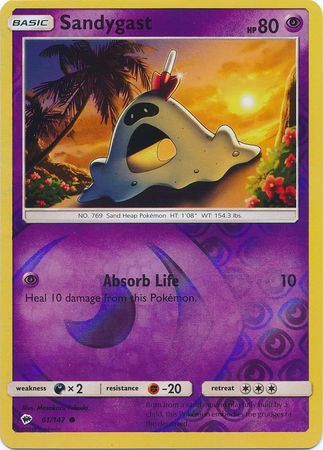 Sandygast 61/147 - Reverse Holo-Kantocards