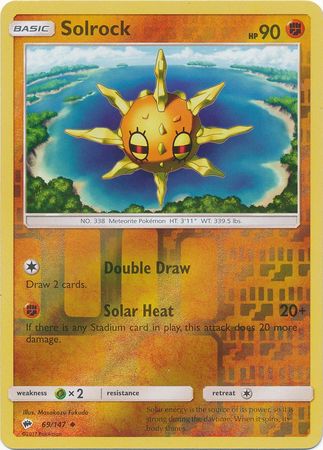 Solrock 69/147 - Reverse Holo-Kantocards