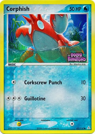 Corphish 62/110 - Reverse Holo-Kantocards