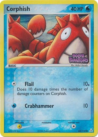 Corphish 63/110 - Reverse Holo-Kantocards