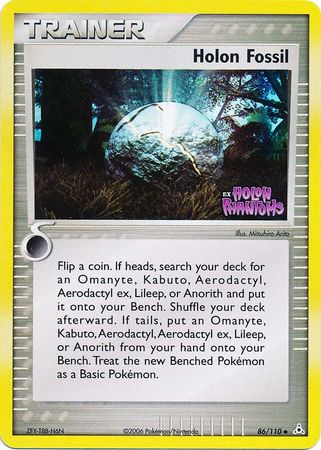 Holon Fossil 86/110 - Reverse Holo-Kantocards