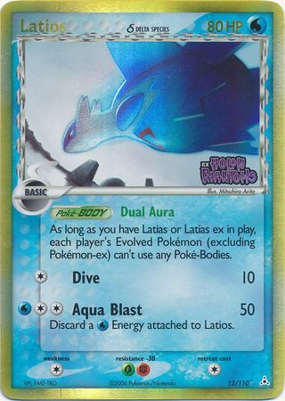 Latios (delta species) 12/110 - Reverse Holo-Kantocards
