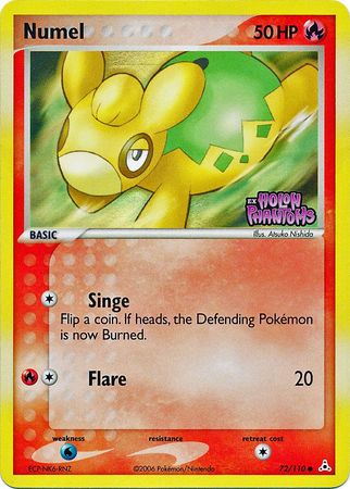 Numel 72/110 - Reverse Holo-Kantocards