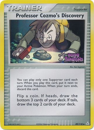 Professor Cozmo's Discovery 89/110 - Reverse Holo-Kantocards
