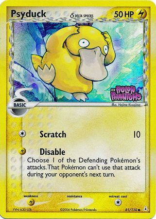 Psyduck (delta species) 81/110 - Reverse Holo-Kantocards