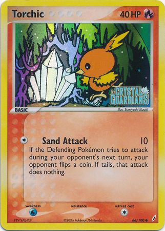 Torchic 66/100 - Reverse Holo-Kantocards