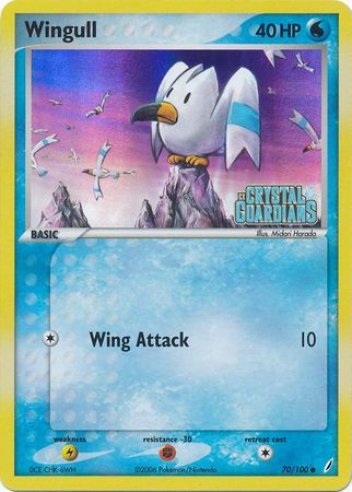 Wingull 70/100 - Reverse Holo-Kantocards