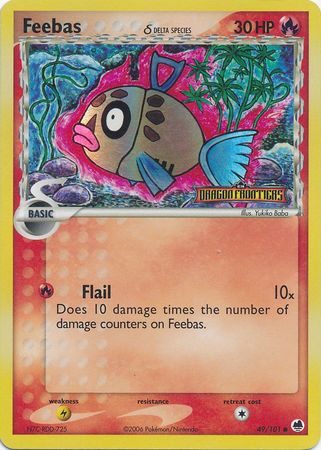 Feebas (delta species) 49/101 - Reverse Holo-Kantocards