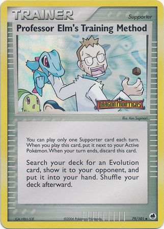 Professor Elm's Training Method 79/101 - Reverse Holo-Kantocards