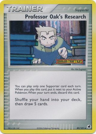 Professor Oak's Research 80/101 - Reverse Holo-Kantocards