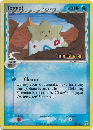 Togepi (delta species) 41/101 - Reverse Holo-Kantocards