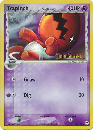 Trapinch (delta species) 68/101 - Reverse Holo-Kantocards