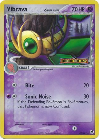 Vibrava (delta species) 42/101 - Reverse Holo-Kantocards