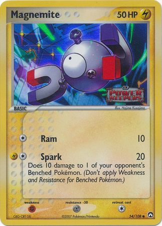 Magnemite 54/108 - Reverse Holo-Kantocards