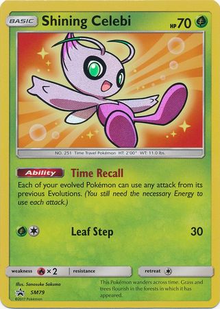 Shining Celebi SM79-Kantocards