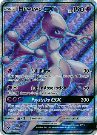 Mewtwo GX 72/73 - Full Art-Kantocards