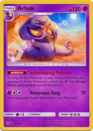 Arbok 37/73-Kantocards