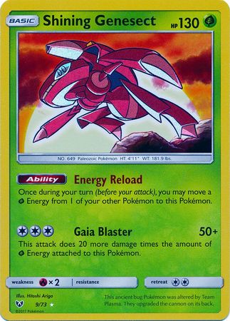 Shining Genesect 9/73 - Holo-Kantocards