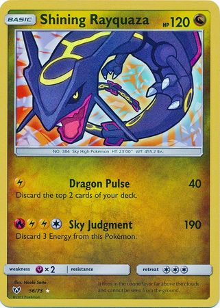 Shining Rayquaza 56/73 - Holo-Kantocards