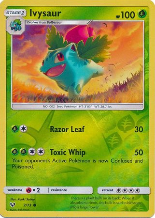 Ivysaur 2/73 - Reverse Holo-Kantocards