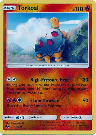 Torkoal 11/73 - Reverse Holo-Kantocards