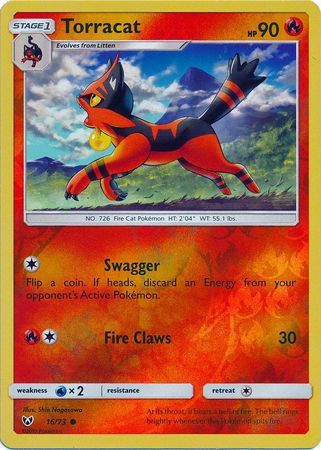 Torracat 16/73 - Reverse Holo-Kantocards
