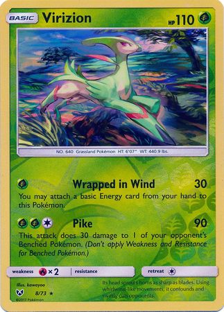 Virizion 8/73 - Reverse Holo-Kantocards