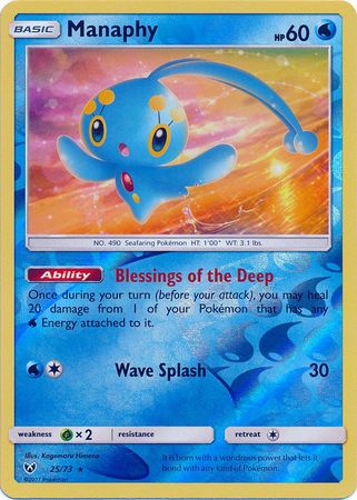 Manaphy 25/73 - Reverse Holo-Kantocards