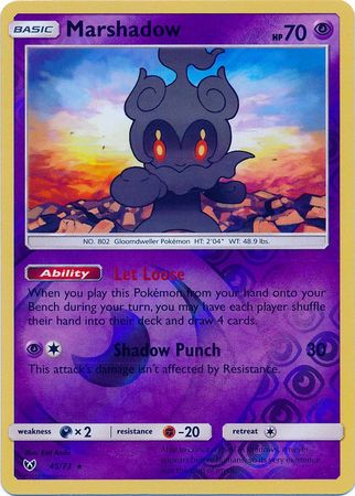 Marshadow 45/73 - Reverse Holo-Kantocards