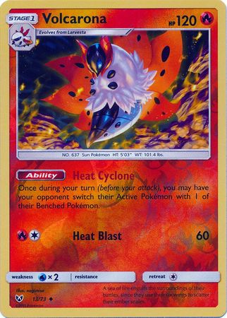 Volcarona 13/73 - Reverse Holo-Kantocards