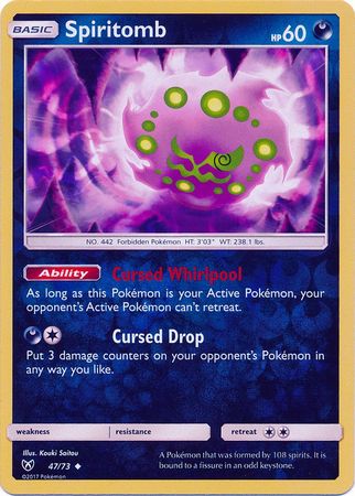 Spiritomb 47/73 - Reverse Holo-Kantocards