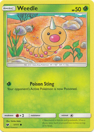 Weedle 1/111-Kantocards