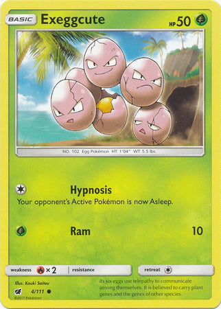 Exeggcute 4/111-Kantocards
