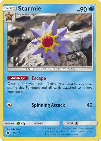 Starmie 16/111-Kantocards