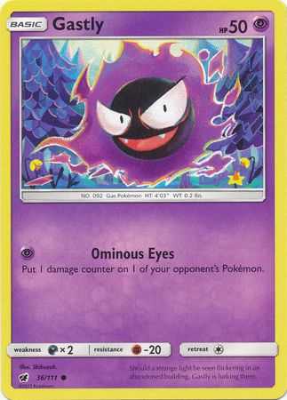 Gastly 36/111-Kantocards