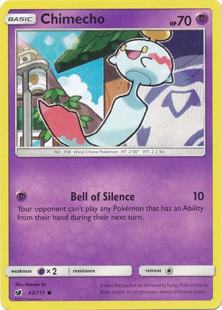 Chimecho 43/111-Kantocards