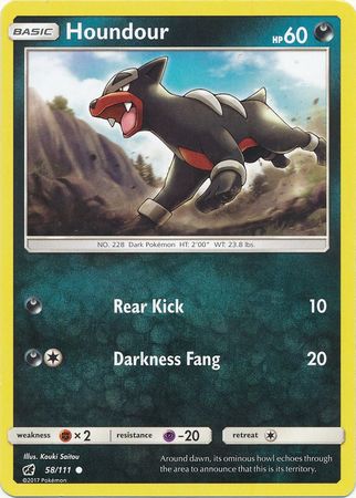 Houndour 58/111-Kantocards