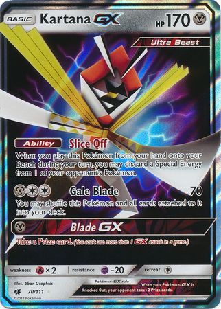 Kartana GX 70/111-Kantocards