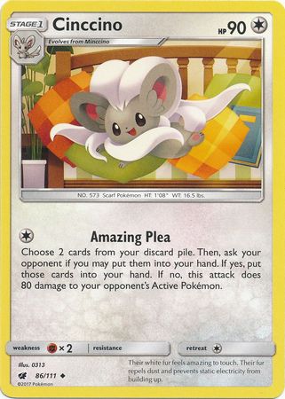 Cinccino 86/111-Kantocards