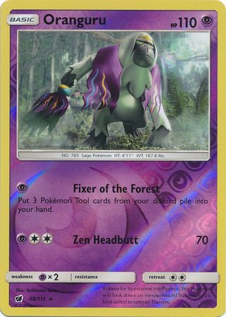 Oranguru 48/111 - Reverse Holo-Kantocards