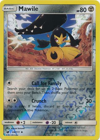 Mawile 64/111 - Reverse Holo-Kantocards