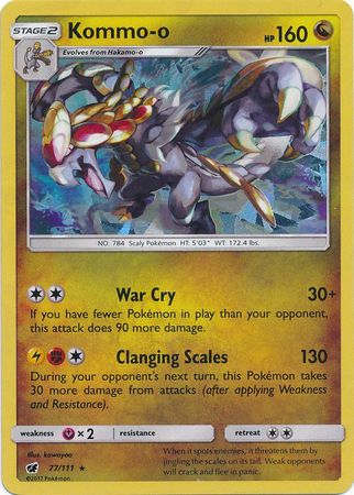 Kommo-o 77/111-Kantocards