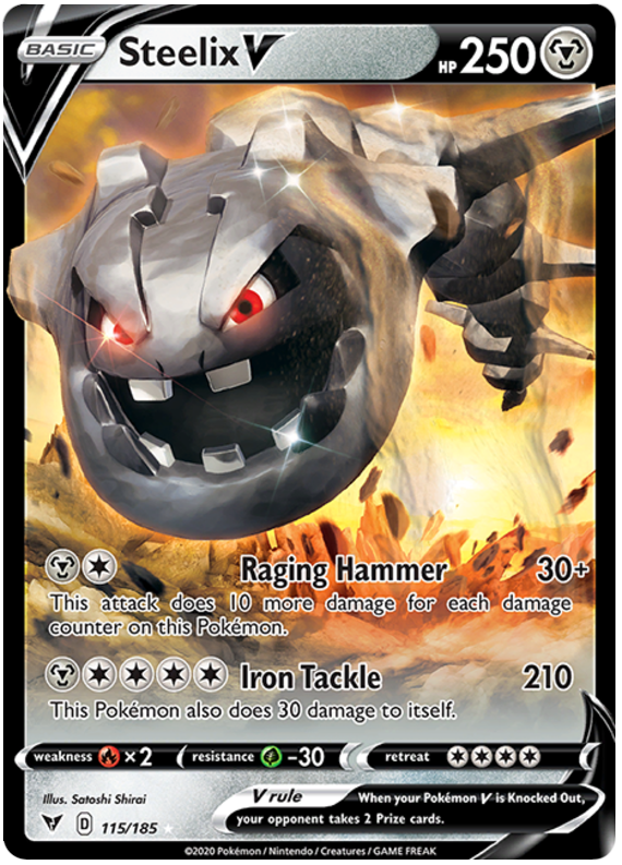 Steelix V 115/185-Kantocards