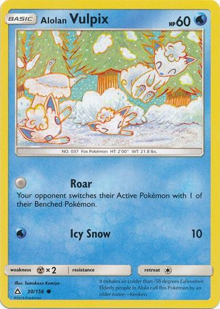 Alolan Vulpix 30/156-Kantocards