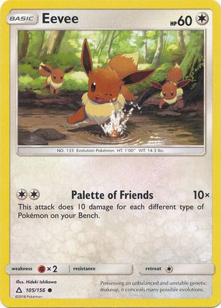 Eevee 105/156-Kantocards