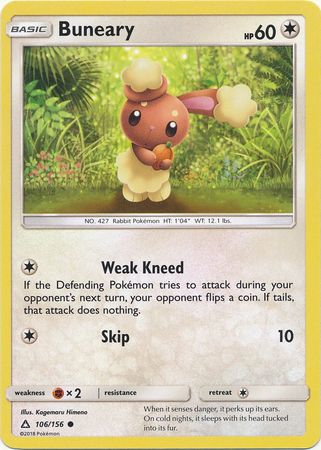 Buneary 106/156-Kantocards
