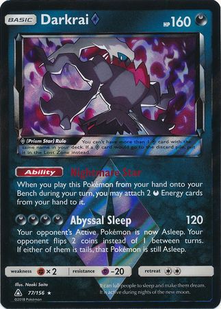 Darkrai Prism Star 77/156-Kantocards