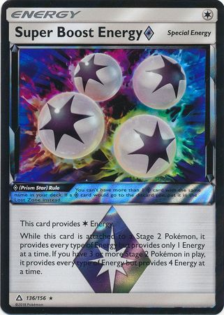 Super Boost Energy Prism Star 136/156-Kantocards