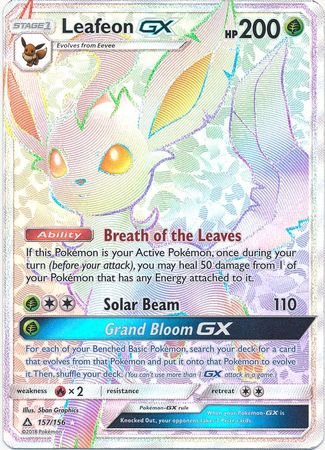 Leafeon GX 157/156-Kantocards